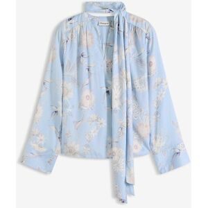 bonprix Tunika aus feinem Satinblau 42Damen