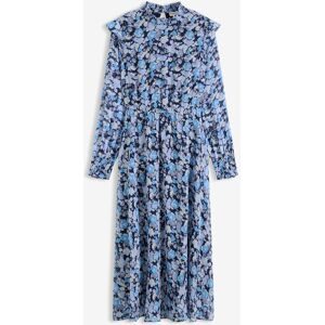 bonprix Chiffonkleid mit Stehkragenblau 50Damen