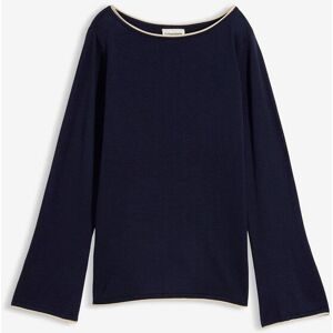 bonprix Feinstrickpullover aus Baumwollmixblau 36Damen