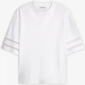 bonprix Shirt aus fester Bio-Baumwolleweiß 40Damen