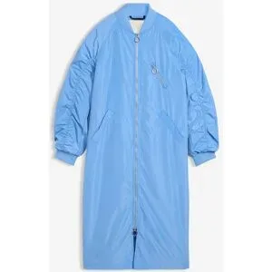 bonprix Blouson-Mantel mit Strickkragenblau 56Damen