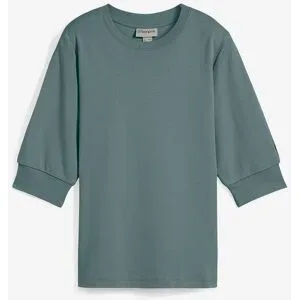 bonprix Shirt aus reiner Bio-Baumwollegrün 40Damen