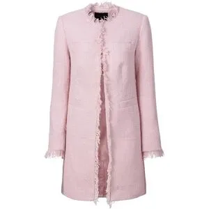 bonprix Longblazer 1 eleganter Bouclé-Look, Regular Fit, mit langem Arm