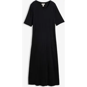 bonprix Midikleid aus softem Modal-Mixschwarz 36Damen