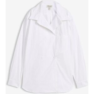 bonprix Longbluse mit V-Ausschnittweiß 36Damen