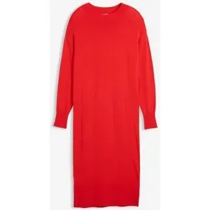 bonprix Lockeres Midikleid aus Viskose-Mixrot 52Damen