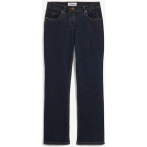 bonprix Straight Jeans Mid Waist, Stretchblau 38Damen