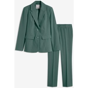 bonprix Hosenanzug (2-tlg. Set) mit Viskosegrün 48Damen