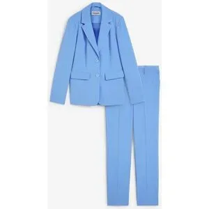 bonprix Hosenanzug (2-tlg. Set) mit Viskoseblau 38Damen