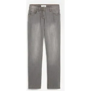 bonprix Straight Jeans Mid Waist, Stretchgrau 38Damen