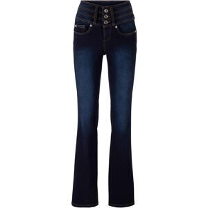 bonprix Bootcut High Waist, Shapingblau 40Damen