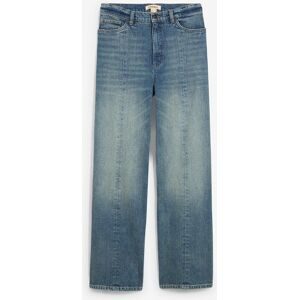 bonprix Loose Straight-Jeans High Waist, Low Stretchblau 46Damen