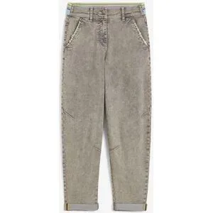 bonprix Boyfriend-Jeans weites Bein, Loose Fit, mit bequemem Gummi am hinteren Bund