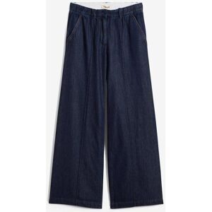 bonprix Wide-Leg-Jeans High Waist, Super Softblau 48Damen