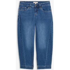bonprix Barrel-Jeans, Mid Waist, croppedblau 42Damen