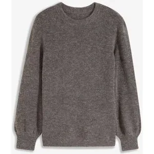 bonprix Pullover mit Ballonärmelngrau 40Damen