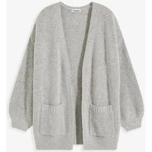 bonprix Oversize-Strickjackegrau 48Damen