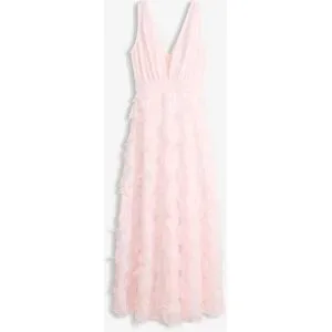 bonprix Abendkleid mit Wimpern-Detailrosa 46Damen