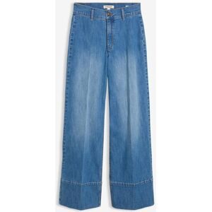 bonprix Wide-Leg-Jeans High Waistblau 46Damen