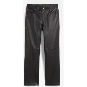 bonprix Lammnappa-Lederhoseschwarz 52Damen