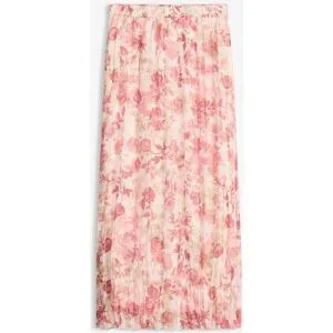 bonprix Chiffon-Rock mit Crinkle Effektrosa 52Damen