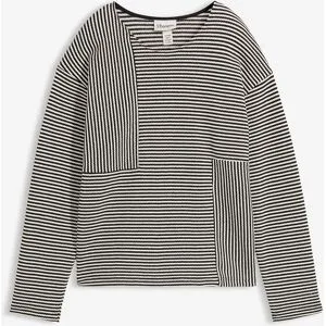 bonprix Jersey-Pulloverschwarz 48Damen