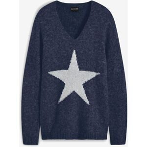 bonprix Pullover mit Sternblau 40Damen
