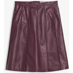 bonprix Ausgestellter Lederrock  aus Lammnapparot 44Damen