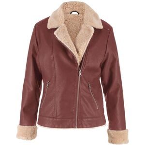 bonprix Lederimitat-Jacke, gefüttertbraun 42Damen