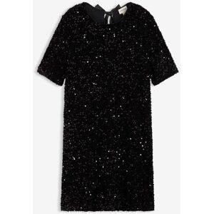 bonprix Minikleid mit Paillettenschwarz 40Damen