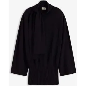 bonprix Oversize-Pullover aus softem Viskose-Mixschwarz 32Damen