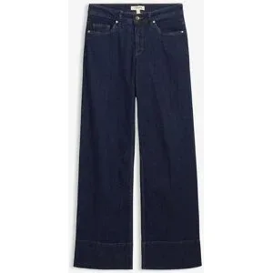 bonprix Wide-Leg-Jeans Mid Waist mit Bio Baumwolleblau 46Damen
