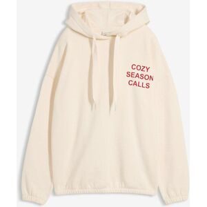bonprix Oversize-Sweatshirt aus reiner Baumwollebeige 44Damen