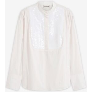 bonprix Paillettentunikaweiß 40Damen