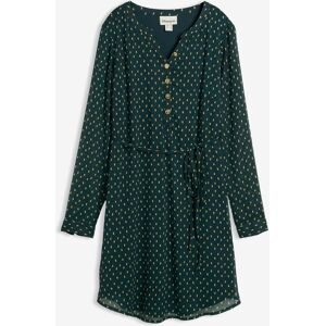 bonprix 2-in-1 Umstands- und Stillkleid aus Chiffongrün 52Damen