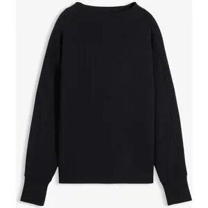 bonprix Oversize Sweatshirt aus weichem Scubaschwarz 44Damen