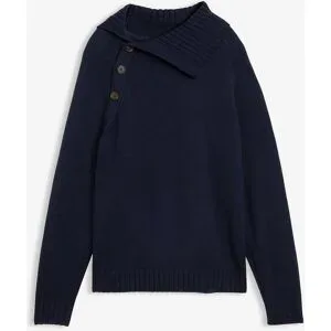 bonprix Asymmetrischer Pulloverblau 40Damen