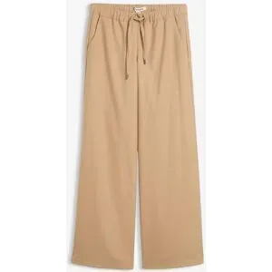 bonprix Hose in Wolloptik mit Bequembundbeige 44Damen