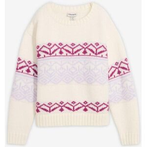 bonprix Norweger-Pullover aus dickem Materialweiß 52Damen