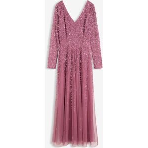 bonprix Abendkleid mit Paillettenstickereilila 38Damen