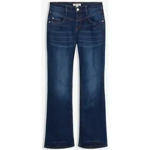 bonprix Bootcut Jeans Mid Waist, Stretchblau 44Damen