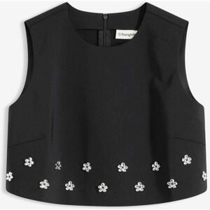 bonprix Bluse aus Baumwolleschwarz 46Damen