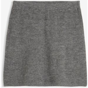 bonprix Kurzer Strickrockgrau 52Damen