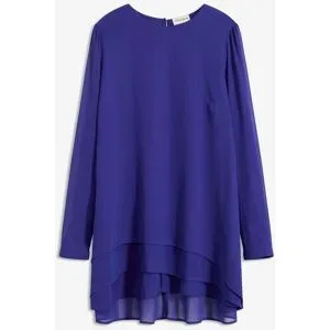 bonprix Vokuhila Long-Tunikablau 40Damen