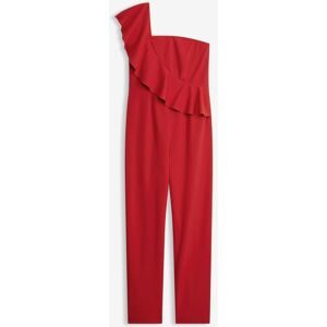 bonprix One-Shoulder Overall aus strukturiertem Crepérot 42Damen