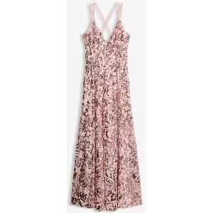 bonprix Abendkleid mit Paillettenstickereirosa 50Damen