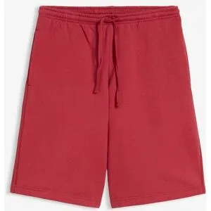 bonprix Sweat-Bermuda aus reiner Bio-Baumwollerot 36Damen