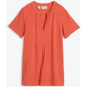 bonprix Long-Tunika aus reiner Viskoserot 40Damen