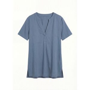 bonprix Long-Tunika aus reiner Viskoseblau 44Damen