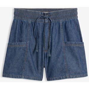 bonprix Jeans-Shorts High Waist, Bequembundblau 38Damen